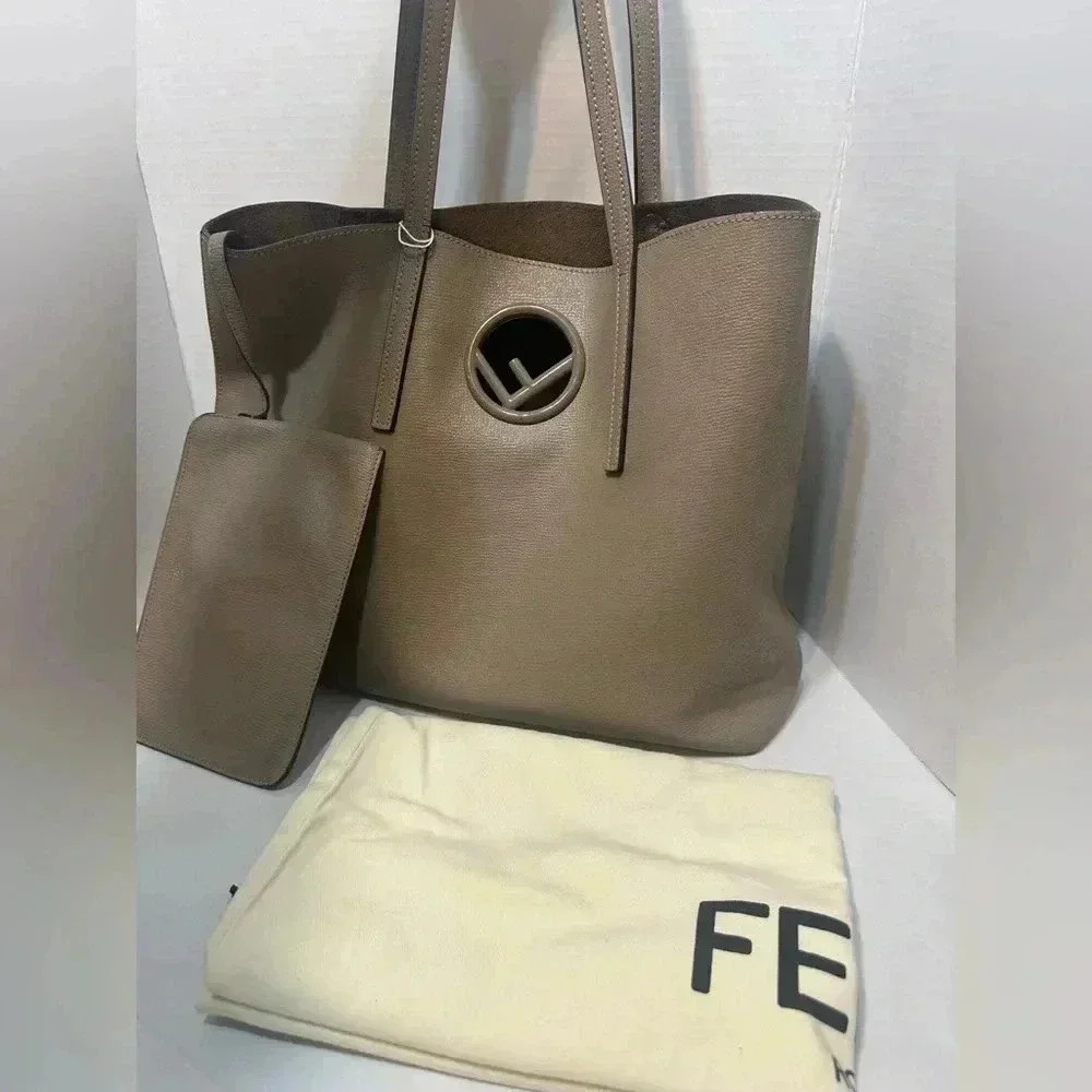 Authentic Fendi tote! Such a cute travel bag, but not bulky. Super trendy! W/COA - Picture 15 of 16